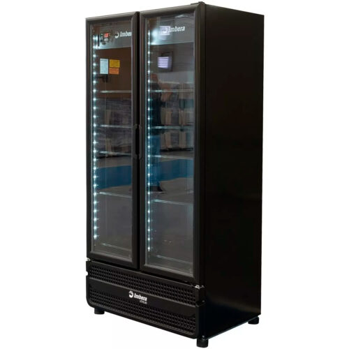 Refrigerador Expositor Porta Dupla Imbera G326 Preto Stylus-220V