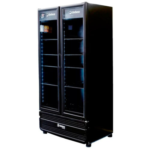 Refrigerador Expositor Porta Dupla Imbera G326 Preto Stylus-220V