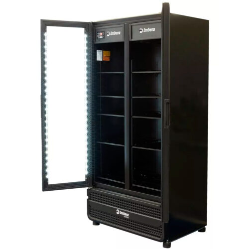 Refrigerador Expositor Porta Dupla Imbera G326 Preto Stylus-220V