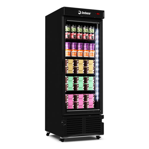 Imbera Freezer Vertical para Sorvetes- full black