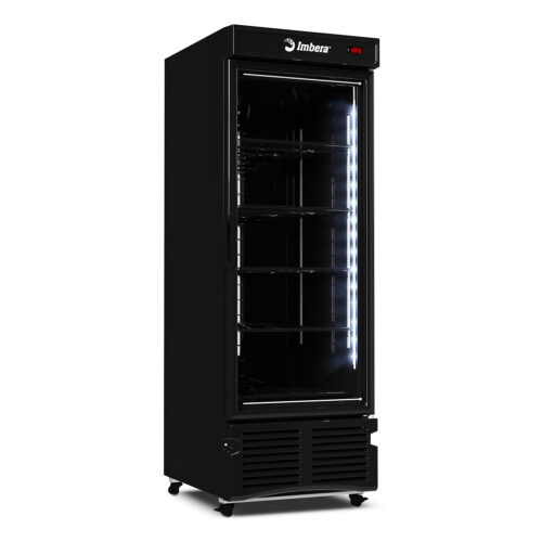 Imbera Freezer Vertical para Sorvetes- full black